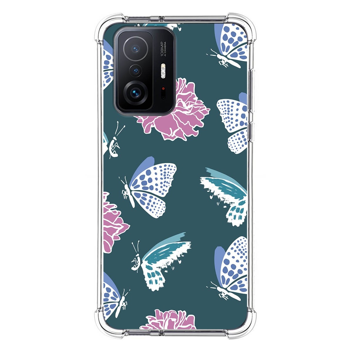 Funda Silicona Antigolpes para Xiaomi 11T 5G / 11T Pro 5G diseño Flores 10 Dibujos