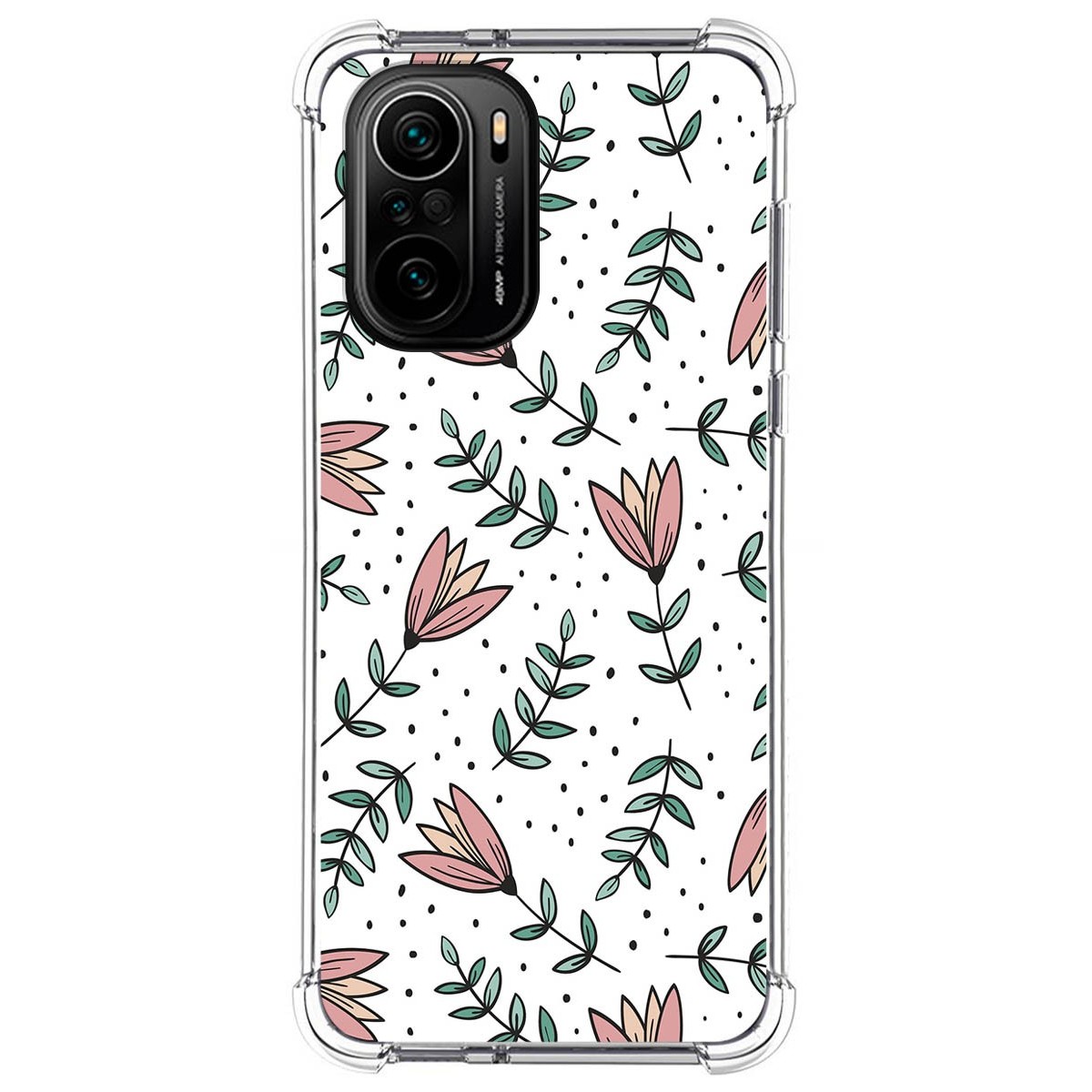 Funda Silicona Antigolpes para Xiaomi POCO F3 5G / Mi 11i 5G diseño Flores 01 Dibujos
