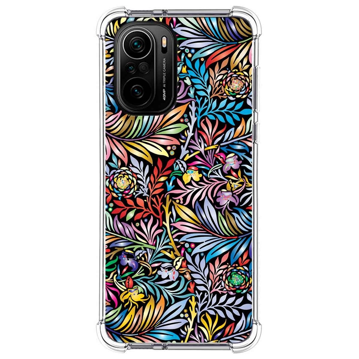 Funda Silicona Antigolpes para Xiaomi POCO F3 5G / Mi 11i 5G diseño Flores 04 Dibujos