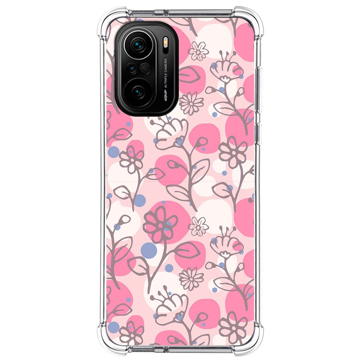 Funda Silicona Antigolpes para Xiaomi POCO F3 5G / Mi 11i 5G diseño Flores 07 Dibujos