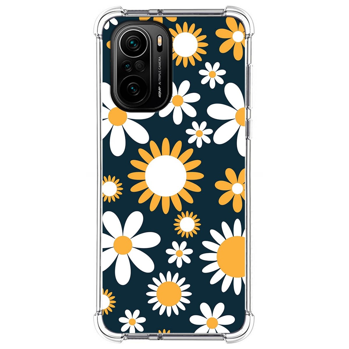 Funda Silicona Antigolpes para Xiaomi POCO F3 5G / Mi 11i 5G diseño Flores 08 Dibujos