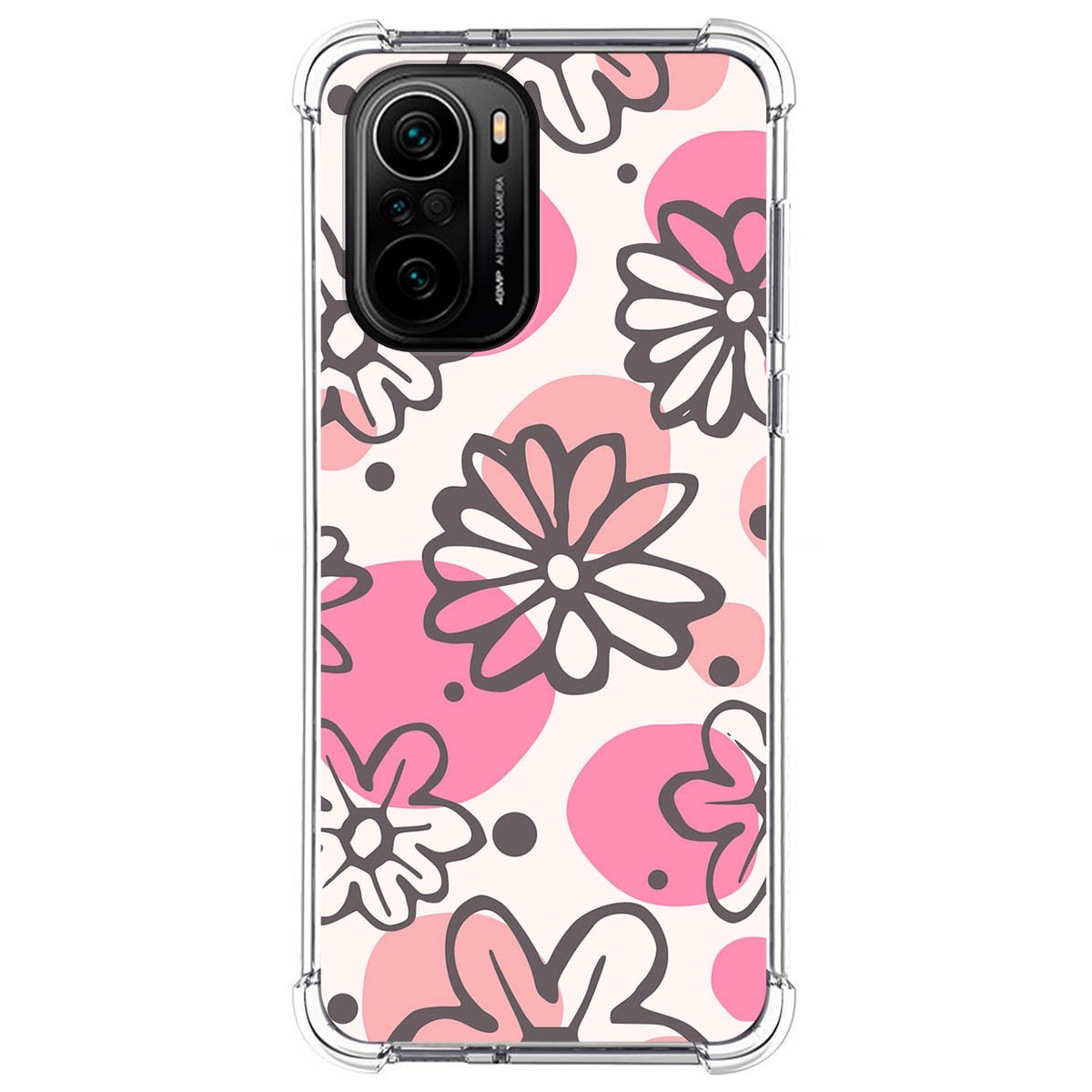 Funda Silicona Antigolpes para Xiaomi POCO F3 5G / Mi 11i 5G diseño Flores 09 Dibujos