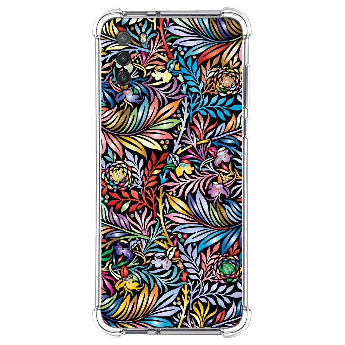 Funda Silicona Antigolpes para Xiaomi POCO M3 / Redmi 9T diseño Flores 04 Dibujos
