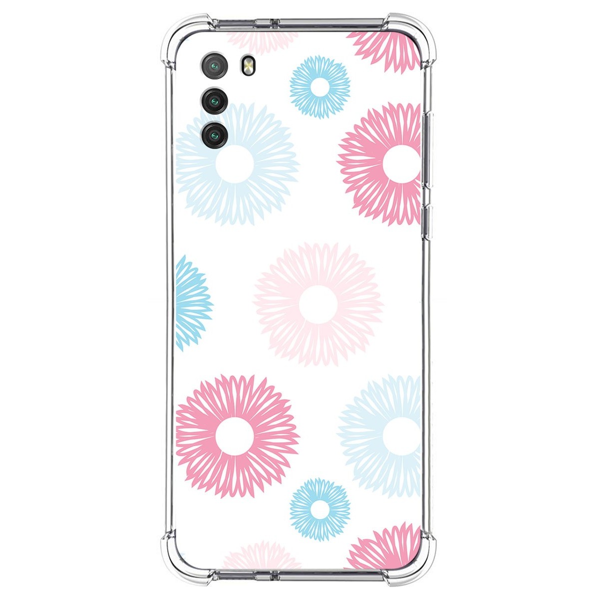 Funda Silicona Antigolpes para Xiaomi POCO M3 / Redmi 9T diseño Flores 06 Dibujos