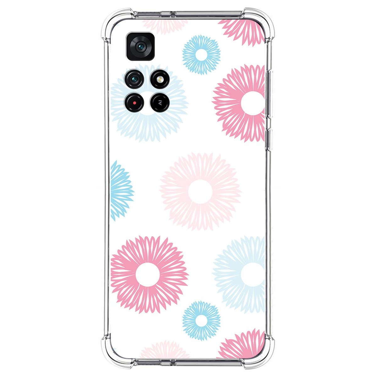 Funda Silicona Antigolpes para Xiaomi POCO M4 Pro 5G diseño Flores 06 Dibujos