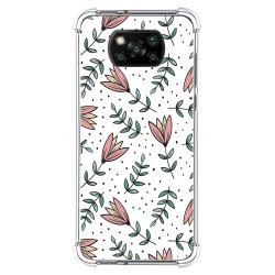 Funda Silicona Antigolpes para Xiaomi POCO X3 NFC / X3 Pro diseño Flores 01 Dibujos