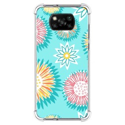 Funda Silicona Antigolpes para Xiaomi POCO X3 NFC / X3 Pro diseño Flores 05 Dibujos