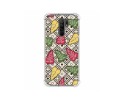Funda Silicona Antigolpes para Xiaomi Redmi 9 diseño Flores 11 Dibujos