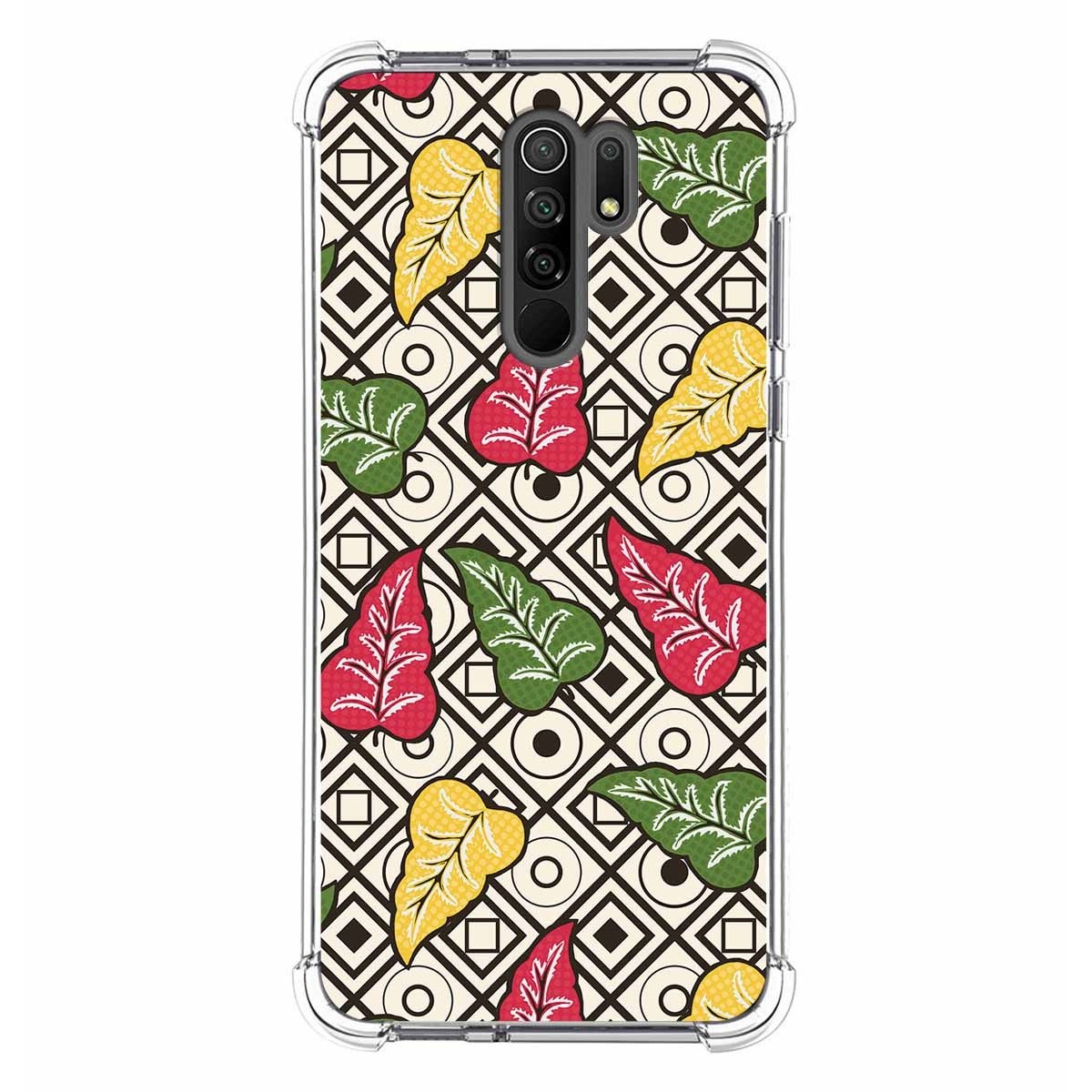 Funda Silicona Antigolpes para Xiaomi Redmi 9 diseño Flores 11 Dibujos