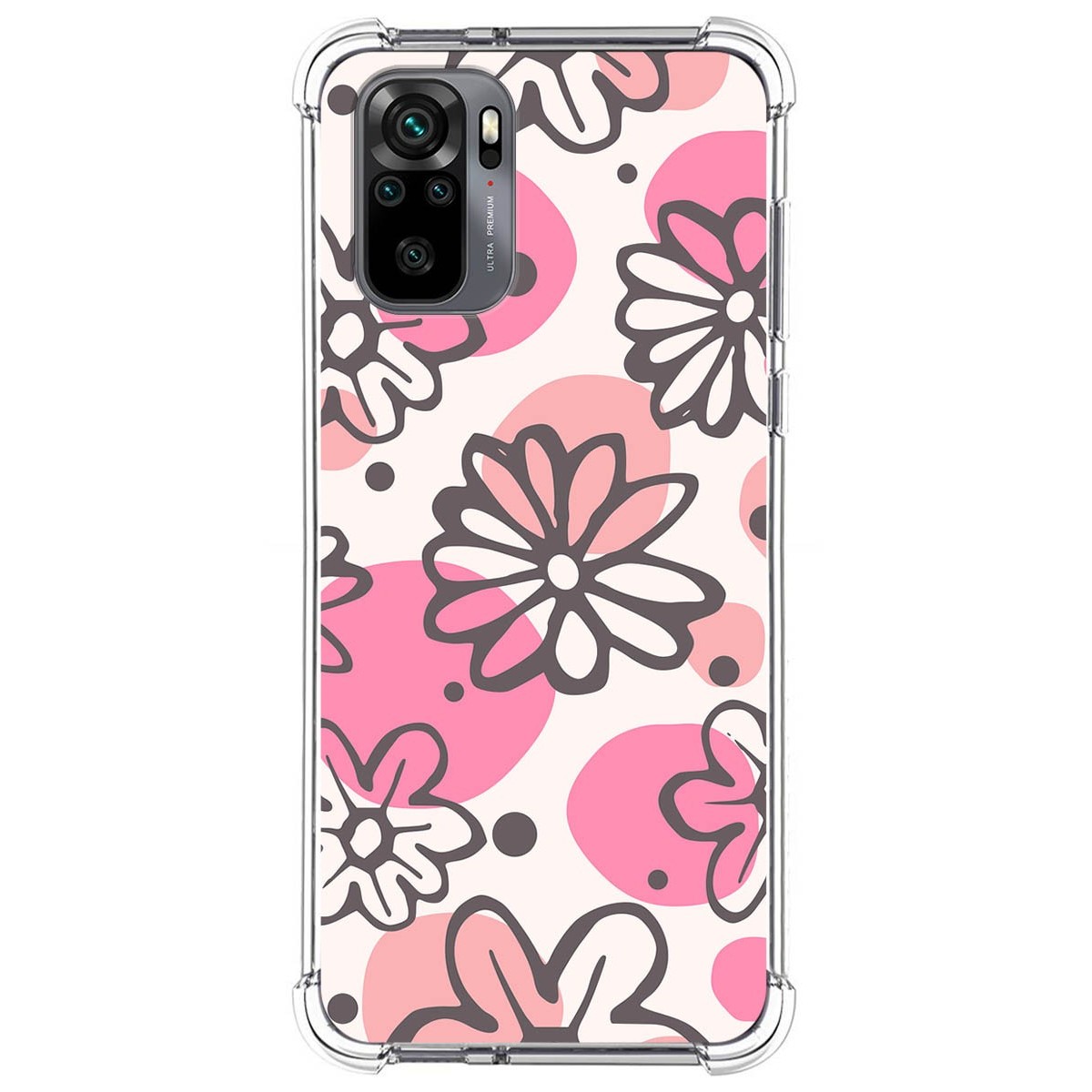 Funda Silicona Antigolpes para Xiaomi Redmi Note 10 / 10S diseño Flores 09 Dibujos
