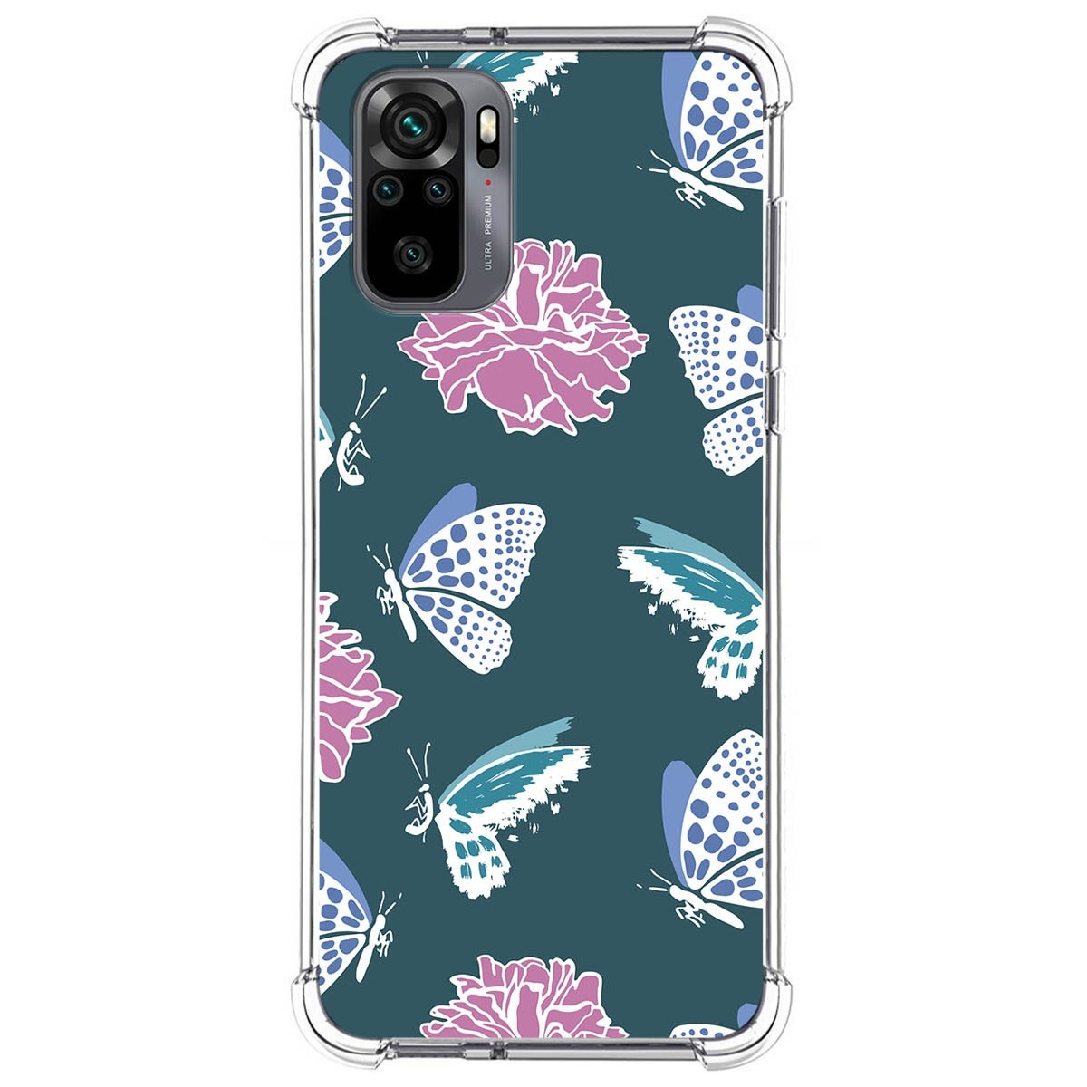 Funda Silicona Antigolpes para Xiaomi Redmi Note 10 / 10S diseño Flores 10 Dibujos