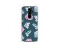 Funda Silicona Antigolpes para Xiaomi Redmi Note 8 Pro diseño Flores 10 Dibujos
