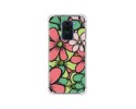 Funda Silicona Antigolpes para Xiaomi Redmi Note 9 diseño Flores 02 Dibujos