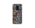 Funda Silicona Antigolpes para Xiaomi Redmi Note 9 diseño Flores 04 Dibujos