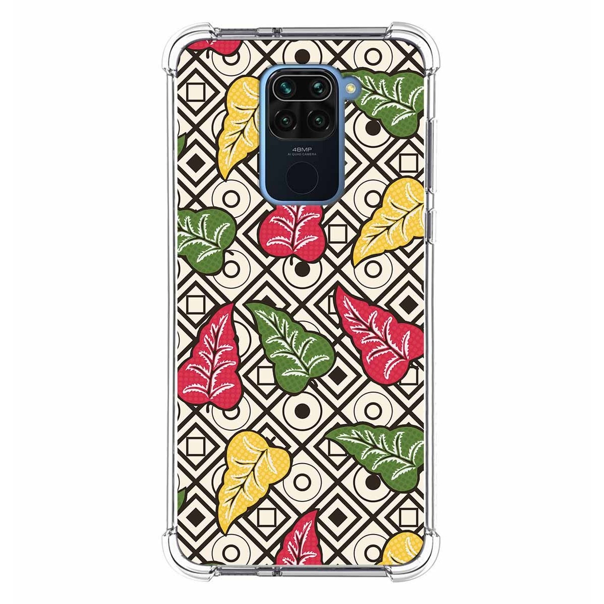 Funda Silicona Antigolpes para Xiaomi Redmi Note 9 diseño Flores 11 Dibujos