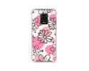 Funda Silicona Antigolpes para Xiaomi Redmi Note 9S / Note 9 Pro diseño Flores 09 Dibujos