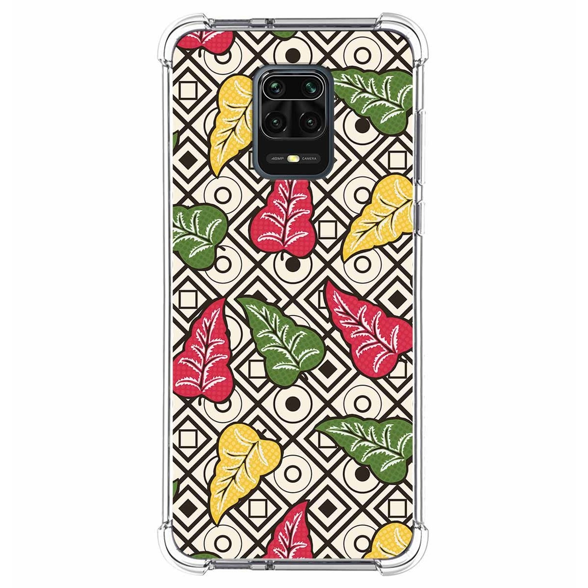 Funda Silicona Antigolpes para Xiaomi Redmi Note 9S / Note 9 Pro diseño Flores 11 Dibujos