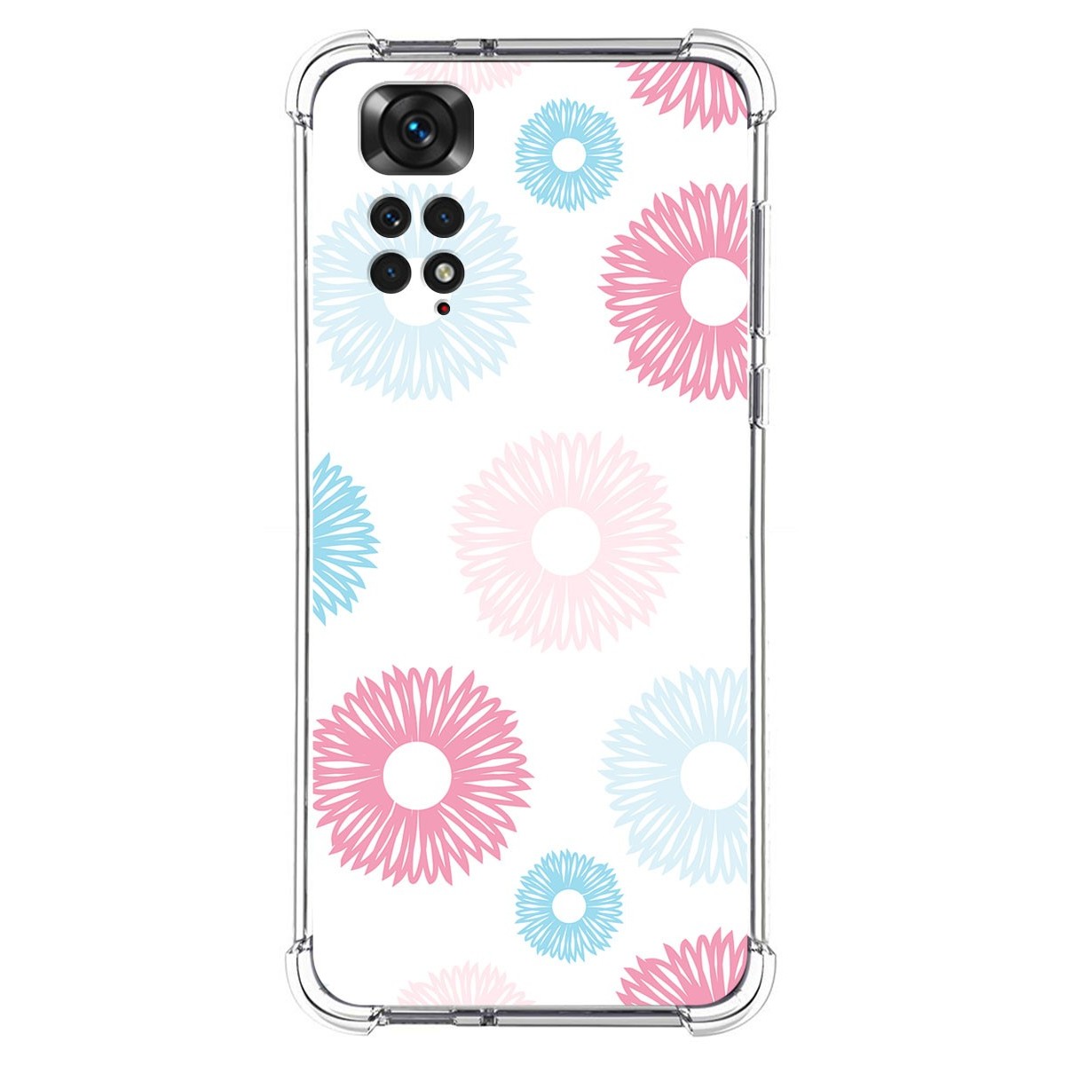 Funda Silicona Antigolpes para Xiaomi Redmi Note 11 / 11s diseño Flores 06 Dibujos