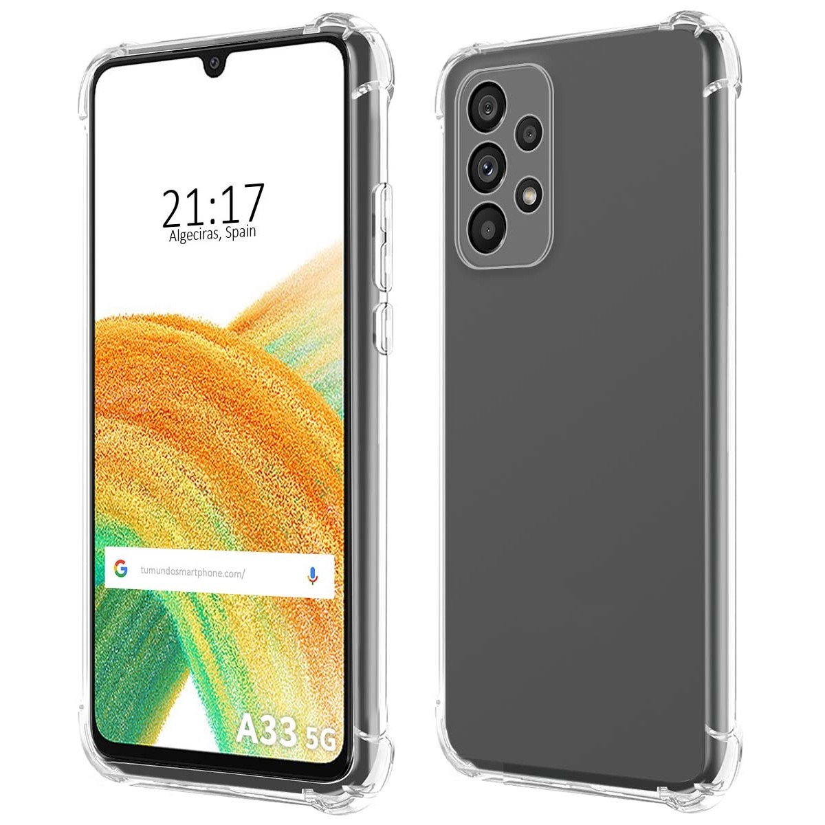 Funda Silicona Antigolpes Transparente para Samsung Galaxy A33 5G