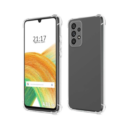 Funda Silicona Antigolpes Transparente para Samsung Galaxy A33 5G