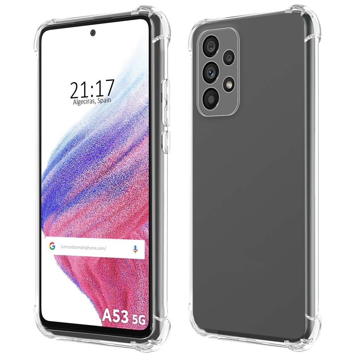 Funda Silicona Antigolpes Transparente para Samsung Galaxy A53 5G