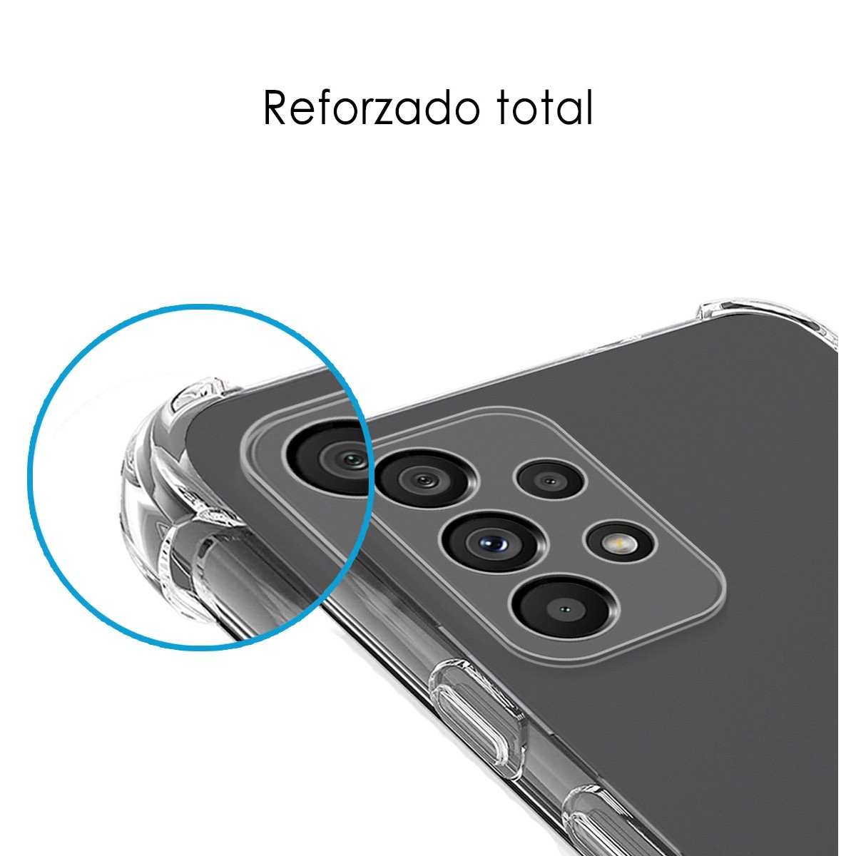 Funda Silicona Antigolpes Transparente para Samsung Galaxy A53 5G