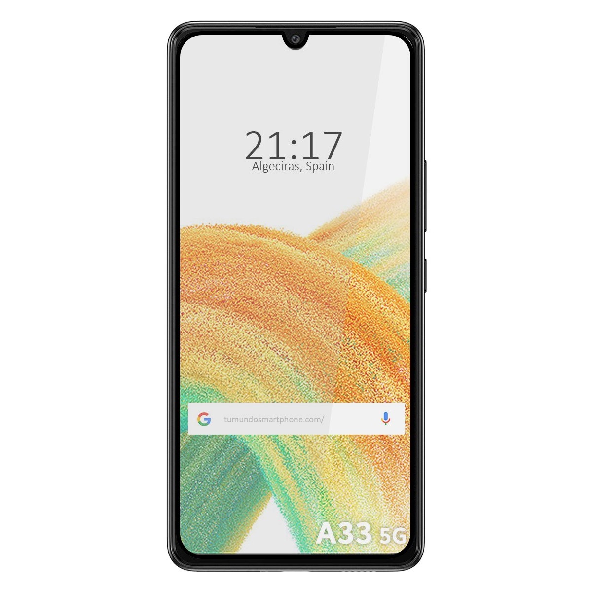 Protector Cristal Templado Completo 5D Full Glue Negro para Samsung Galaxy A33 5G Vidrio