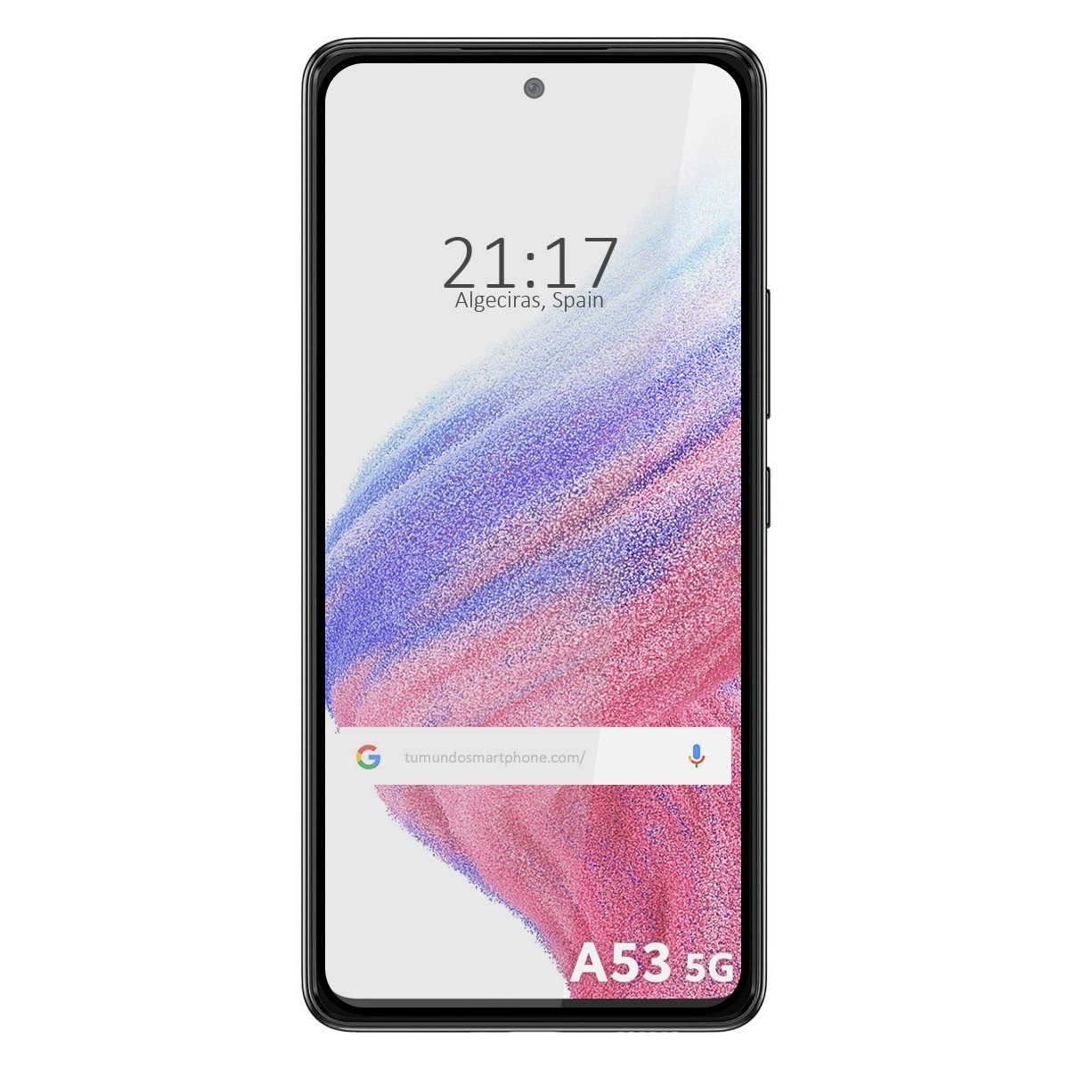 Protector Cristal Templado Completo 5D Full Glue Negro para Samsung Galaxy A53 5G Vidrio