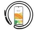 Funda Colgante Transparente para Samsung Galaxy A33 5G con Cordon Negro