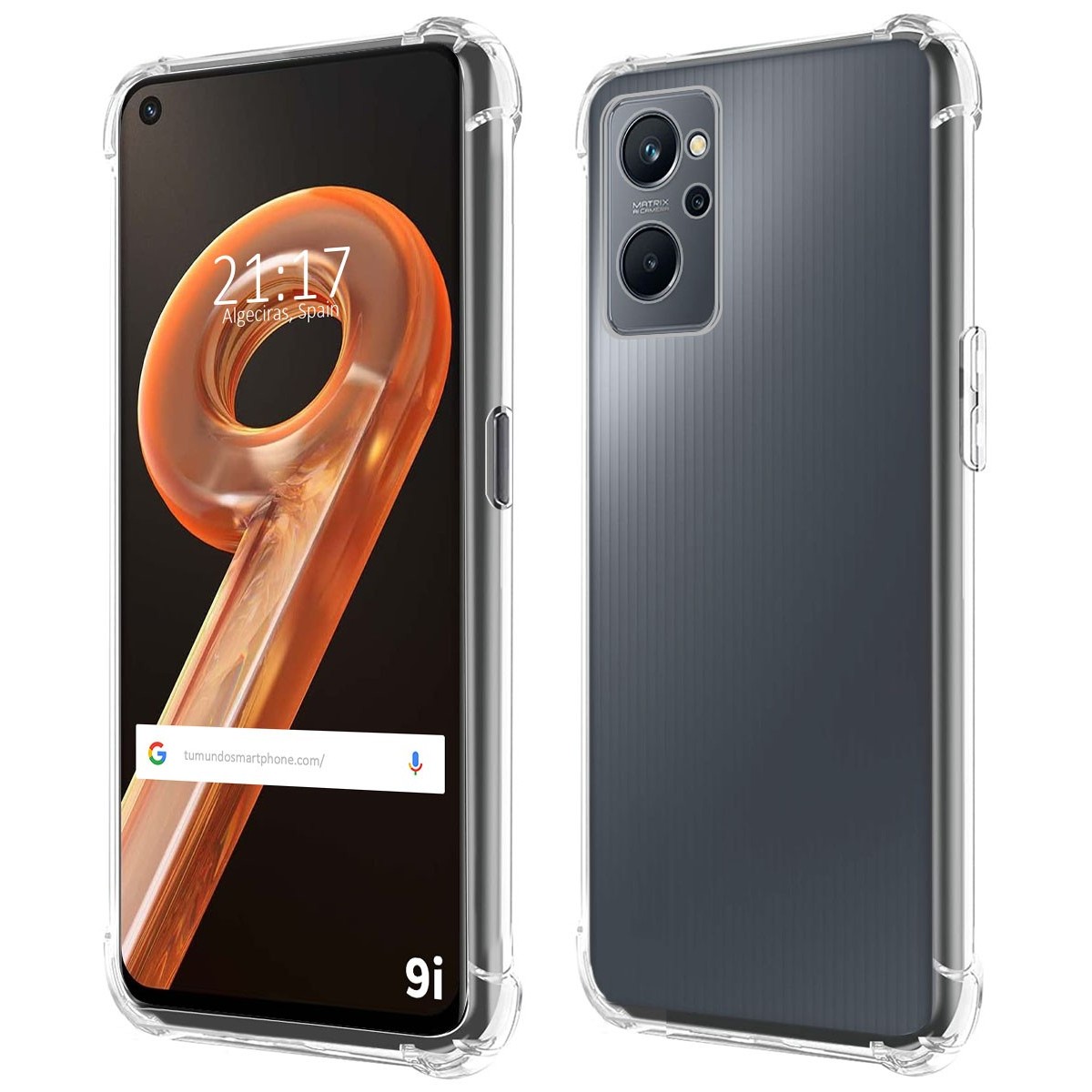 Funda Silicona Antigolpes Transparente para Realme 9i