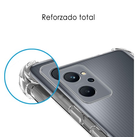 Funda Silicona Antigolpes Transparente para Realme 9i