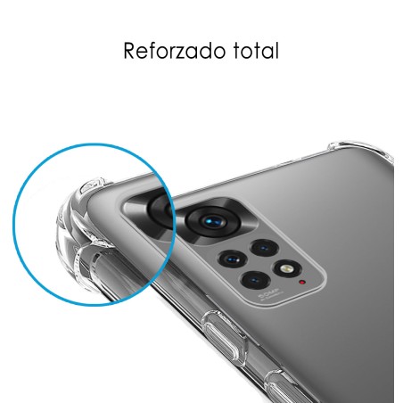 Funda Silicona Antigolpes Transparente para Xiaomi Redmi Note 11 / 11s