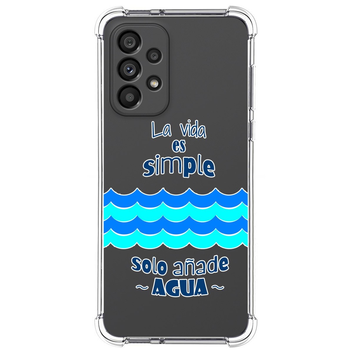 Funda Silicona Antigolpes para Samsung Galaxy A33 5G diseño Agua Dibujos