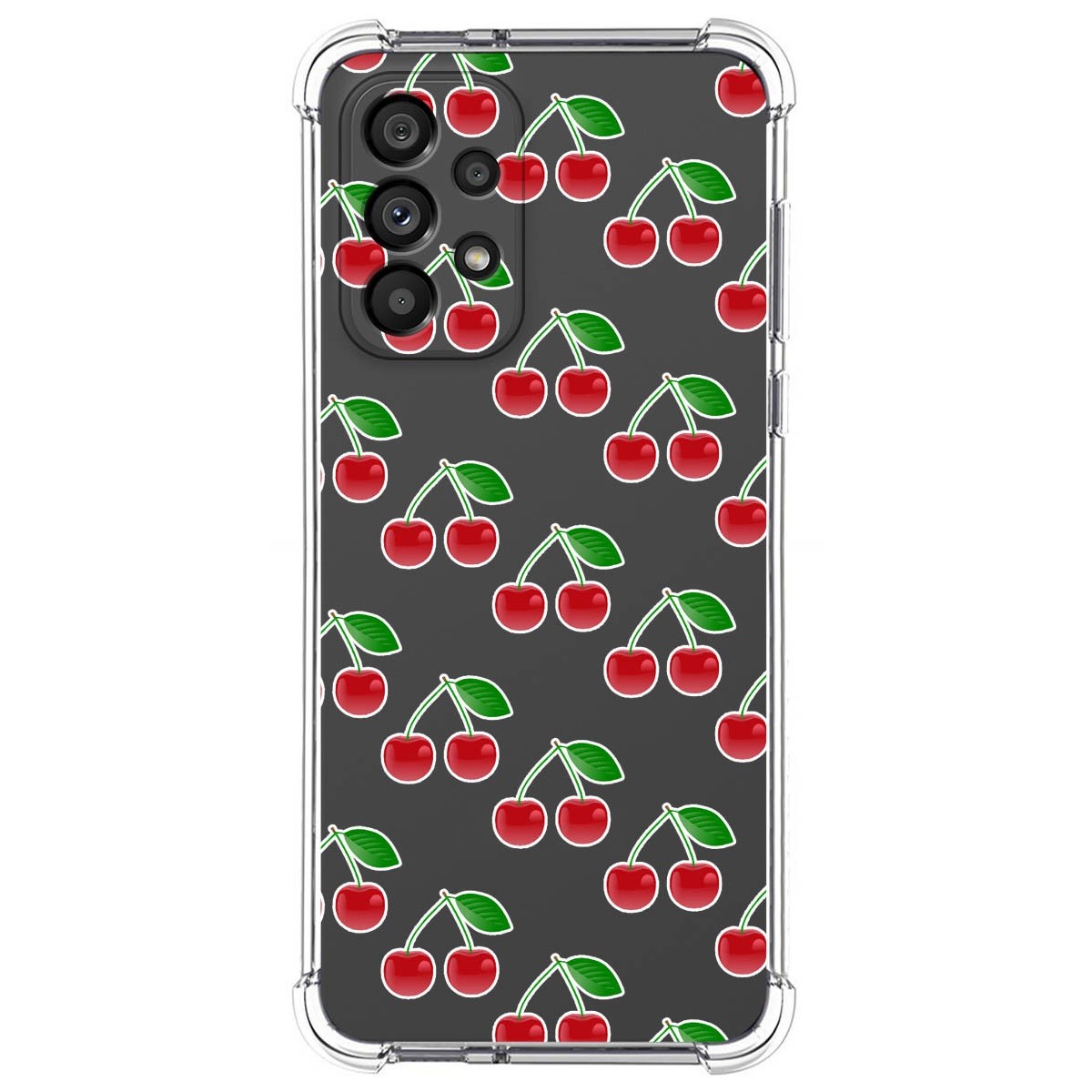 Funda Silicona Antigolpes para Samsung Galaxy A33 5G diseño Cerezas Dibujos