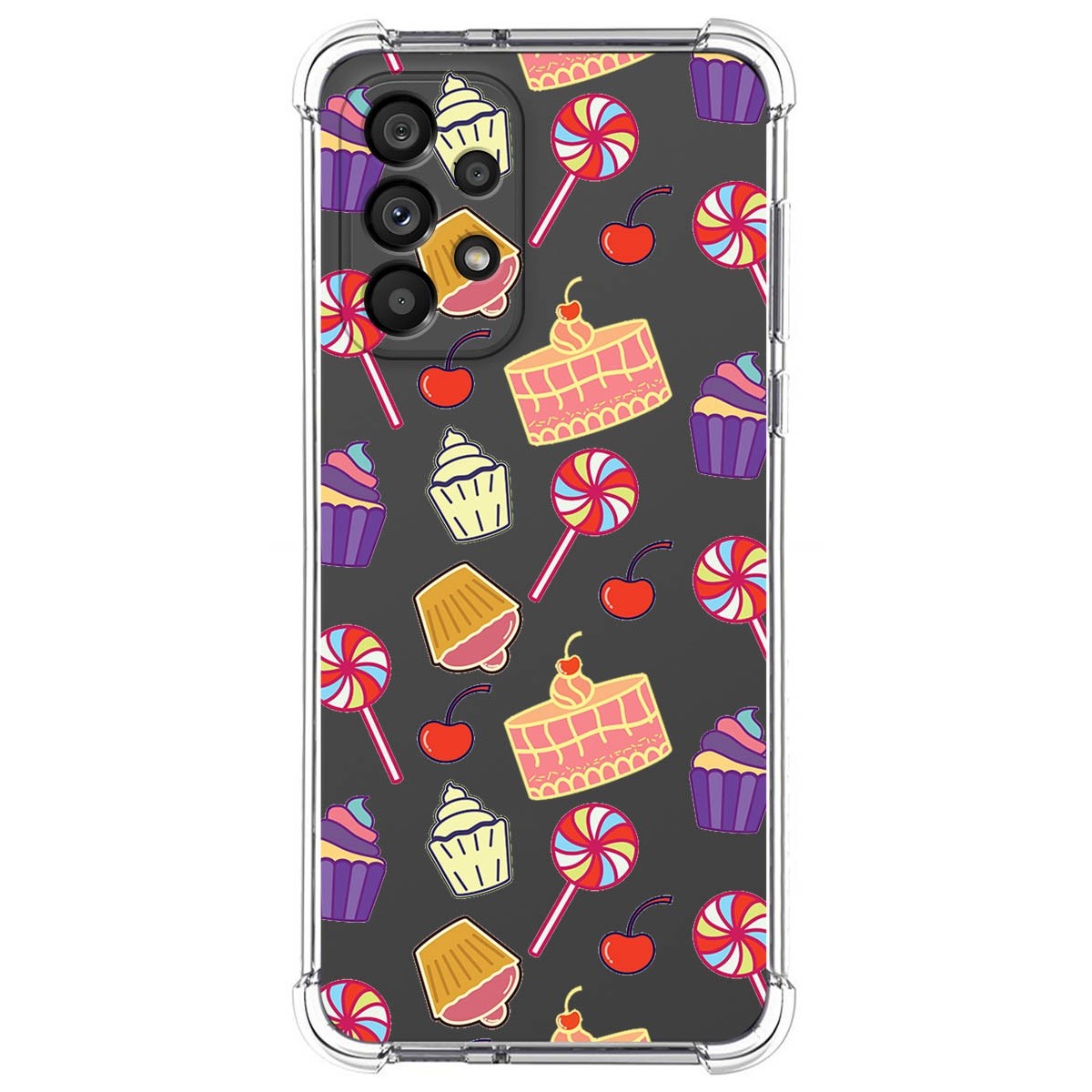 Funda Silicona Antigolpes para Samsung Galaxy A33 5G diseño Dulces 01 Dibujos