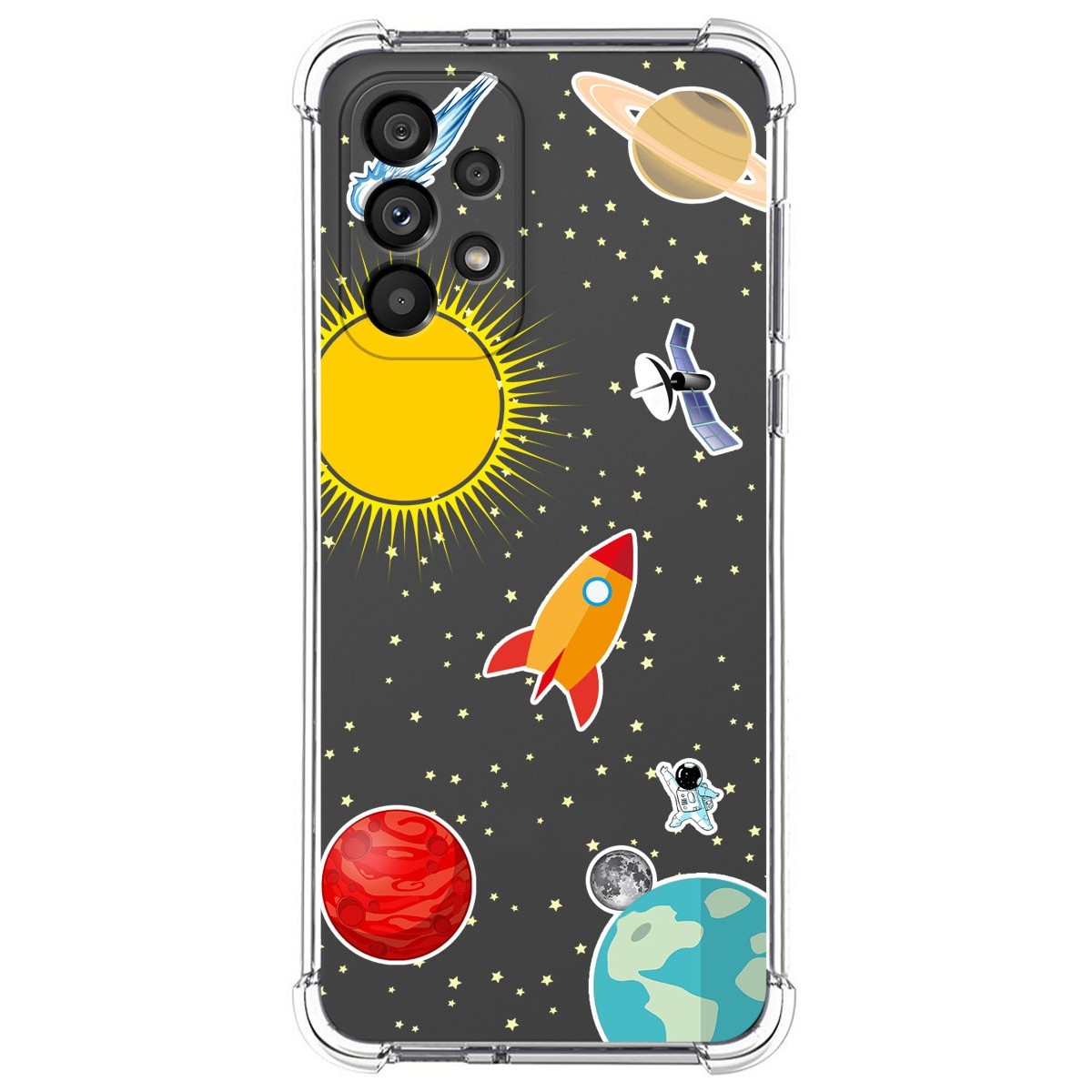 Funda Silicona Antigolpes para Samsung Galaxy A33 5G diseño Espacio Dibujos
