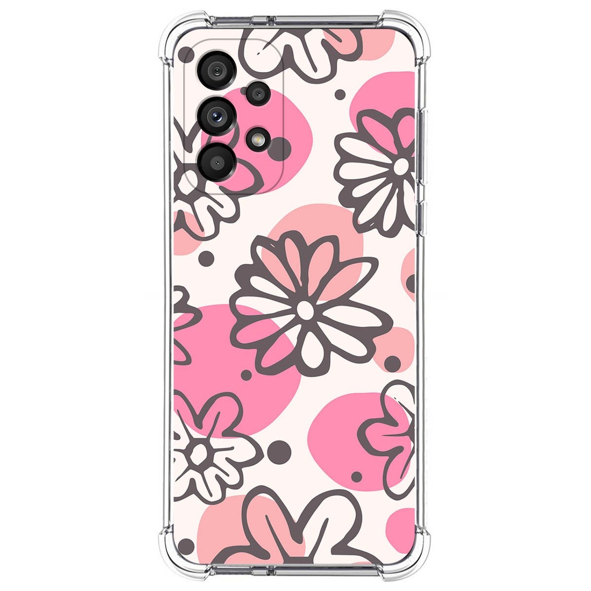 Funda Silicona Antigolpes para Samsung Galaxy A33 5G diseño Flores 09 Dibujos