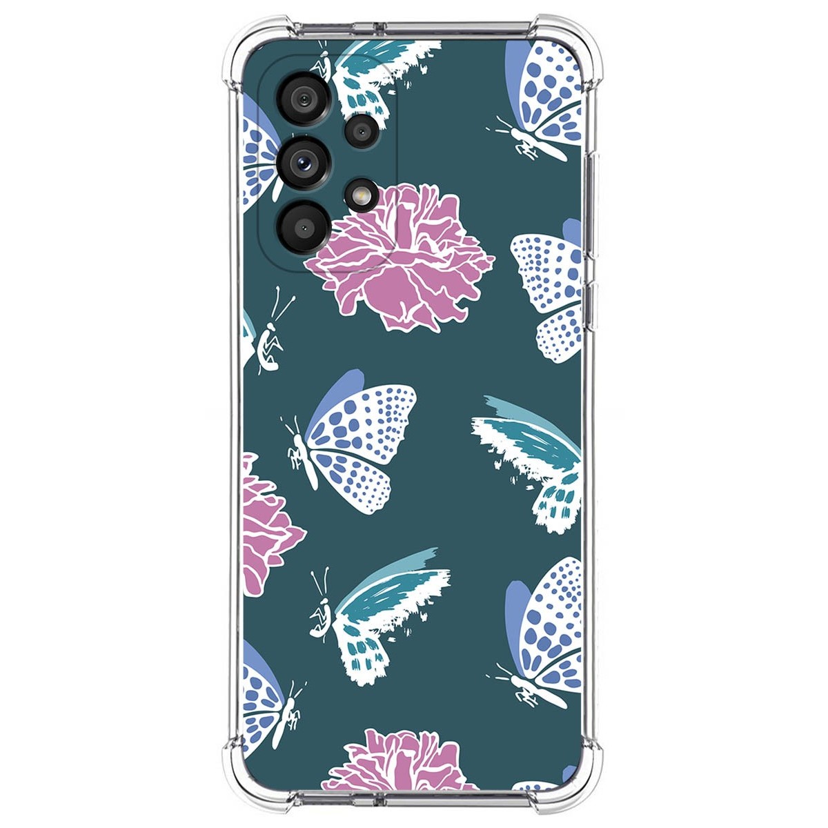 Funda Silicona Antigolpes para Samsung Galaxy A33 5G diseño Flores 10 Dibujos