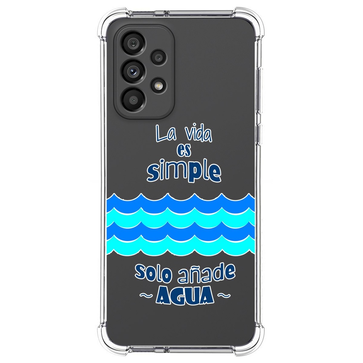 Funda Silicona Antigolpes para Samsung Galaxy A53 5G diseño Agua Dibujos