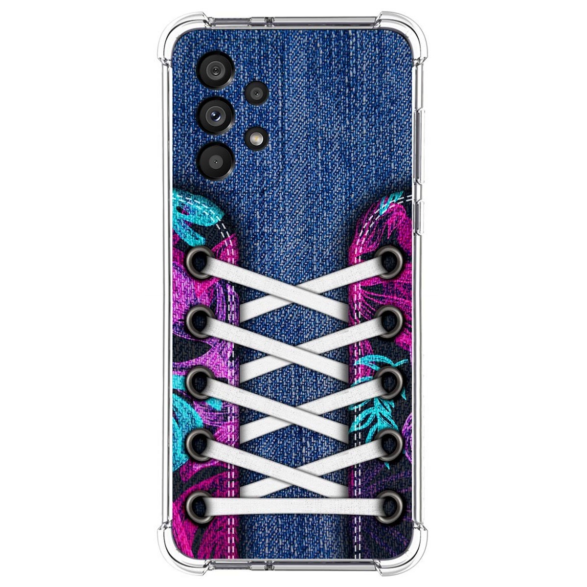 Funda Silicona Antigolpes para Samsung Galaxy A53 5G diseño Zapatillas 06 Dibujos