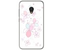 Funda Gel Tpu para Alcatel U5 (3G) Diseño Flores Minimal Dibujos