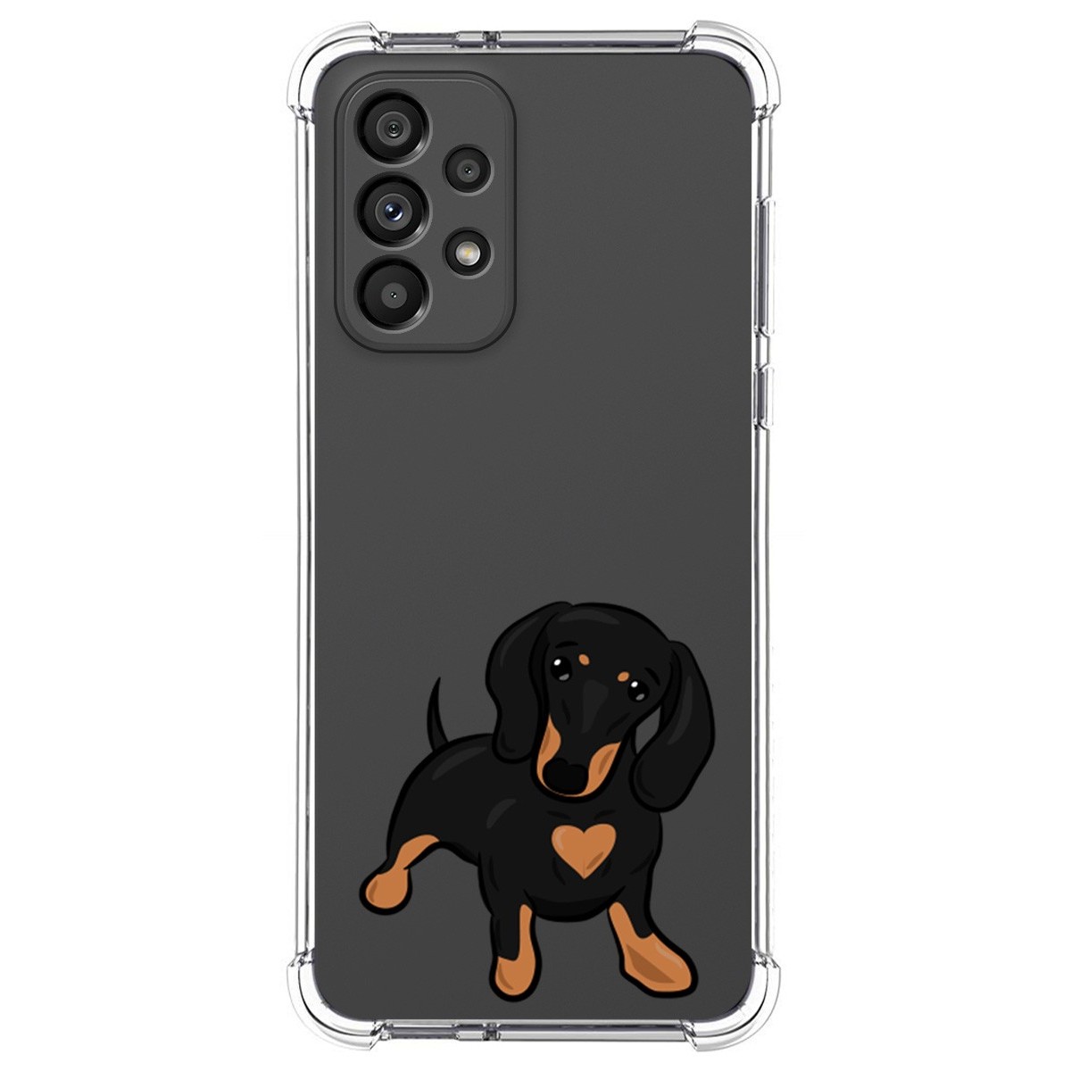 Funda Silicona Antigolpes para Samsung Galaxy A53 5G diseño Perros 04 Dibujos