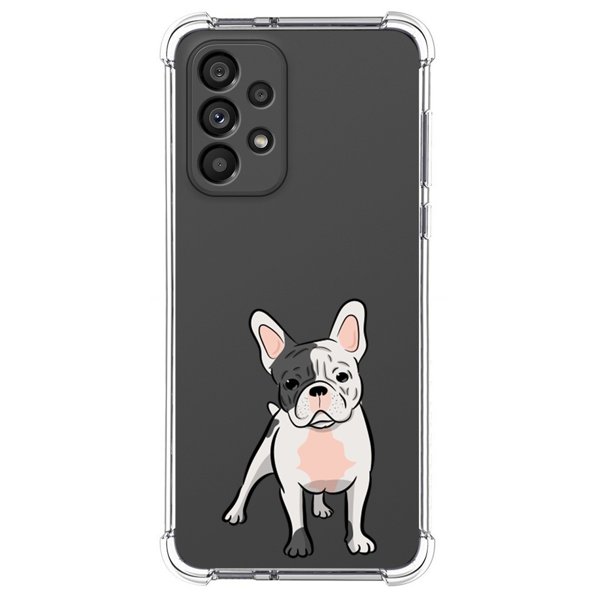 Funda Silicona Antigolpes para Samsung Galaxy A53 5G diseño Perros 06 Dibujos