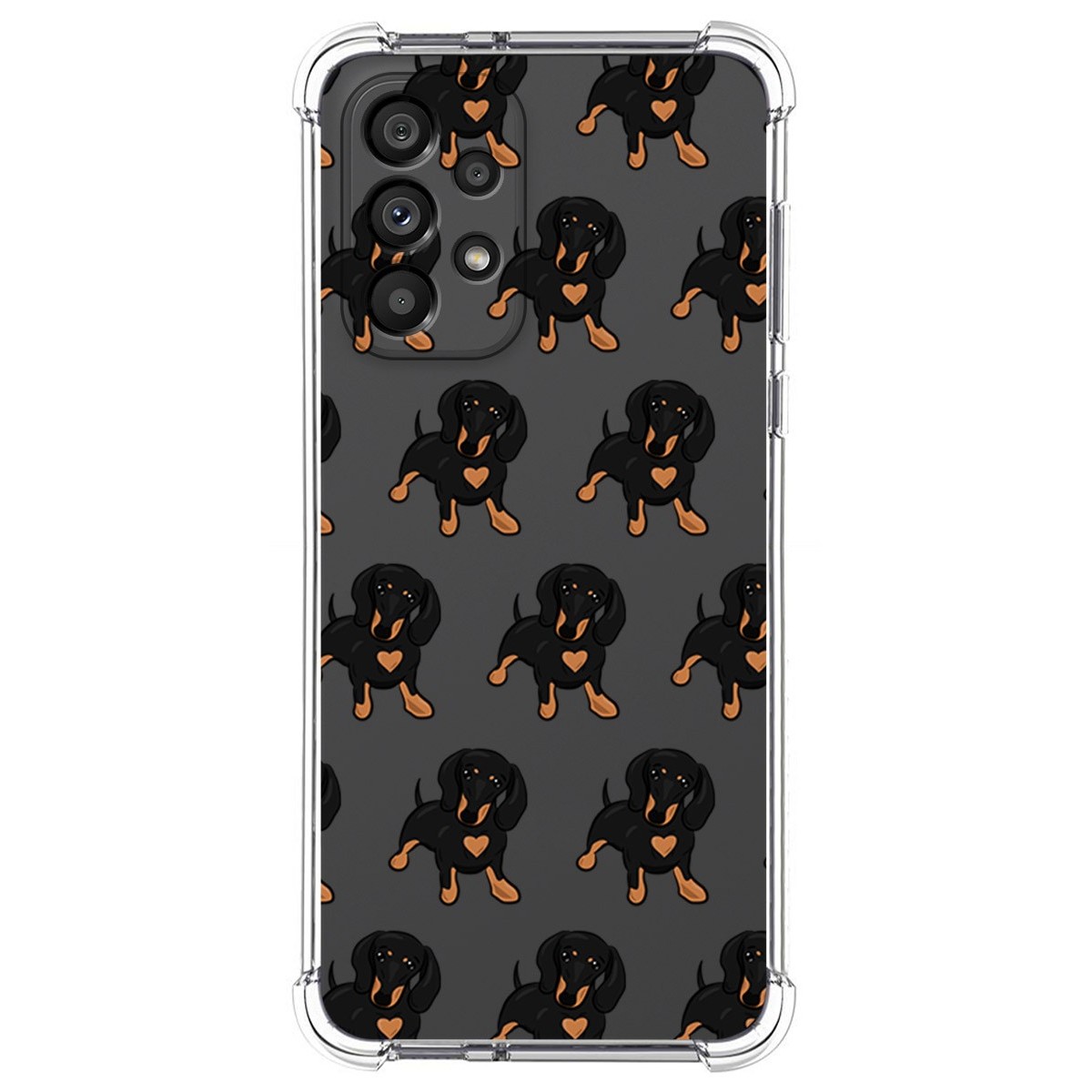 Funda Silicona Antigolpes para Samsung Galaxy A53 5G diseño Perros 10 Dibujos
