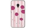 Funda Gel Tpu para Alcatel U5 (3G) Diseño Flores Vintage Dibujos