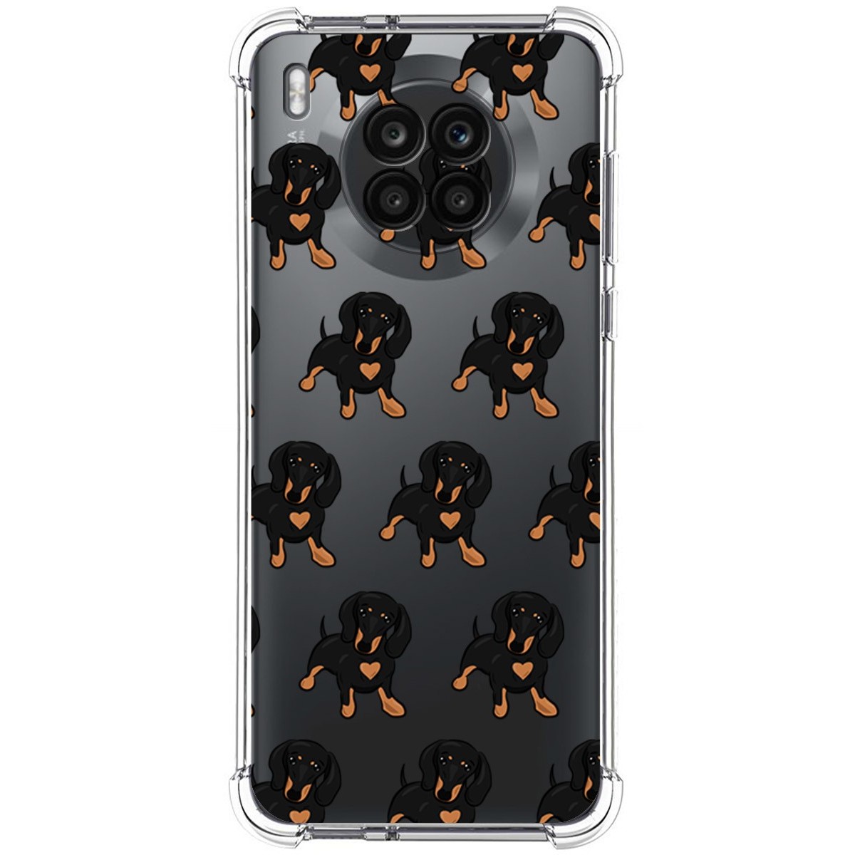 Funda Silicona Antigolpes para Huawei Honor 50 Lite 5G / Nova 8i diseño Perros 10 Dibujos