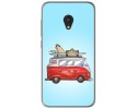 Funda Gel Tpu para Alcatel U5 (3G) Diseño Furgoneta Dibujos