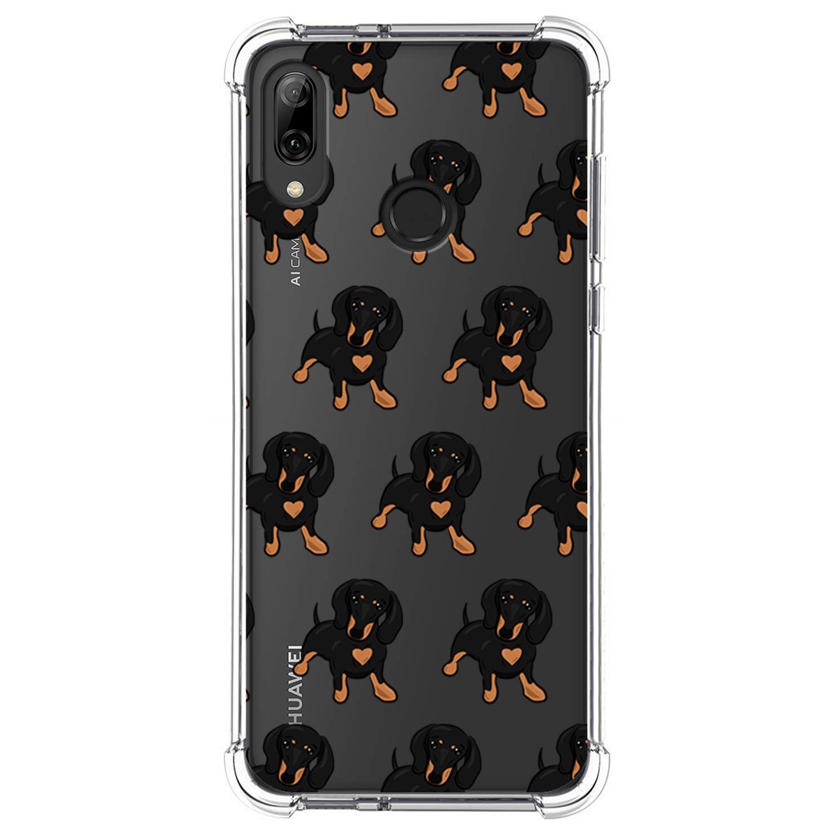 Funda Silicona Antigolpes para Huawei P Smart 2019 / Honor 10 Lite diseño Perros 10 Dibujos