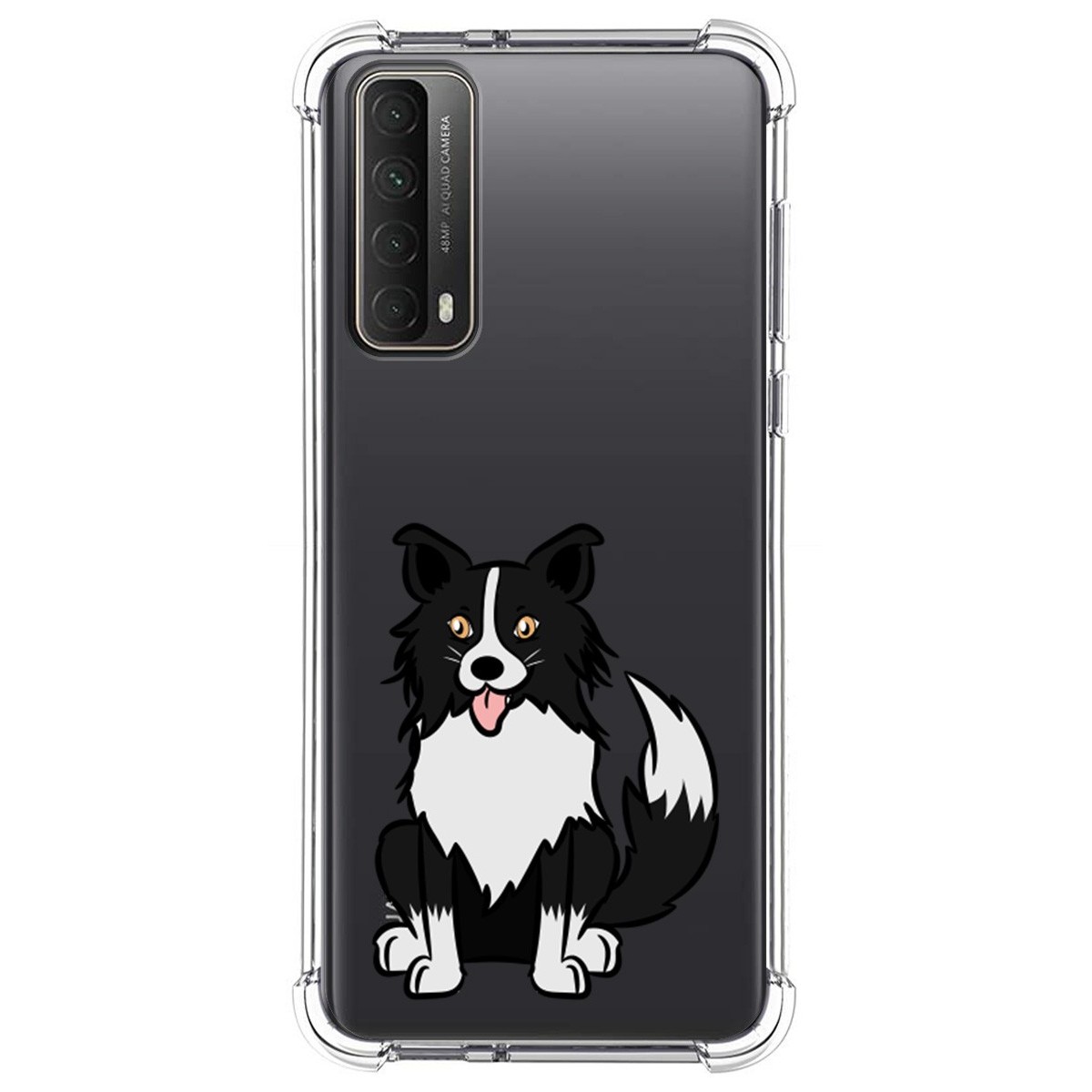 Funda Silicona Antigolpes para Huawei P Smart 2021 diseño Perros 01 Dibujos