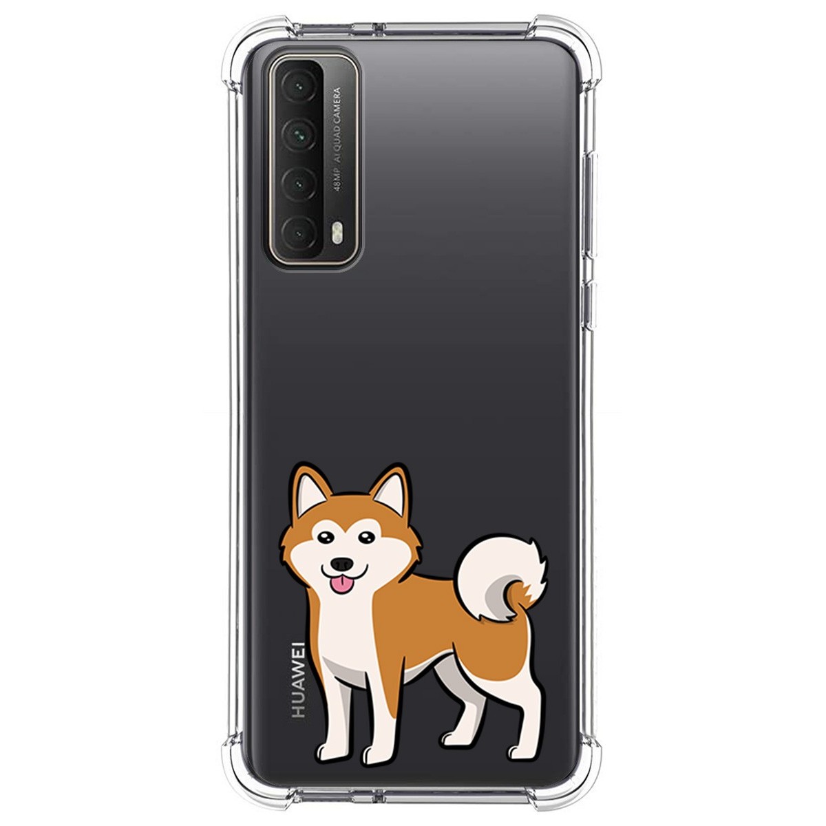 Funda Silicona Antigolpes para Huawei P Smart 2021 diseño Perros 02 Dibujos